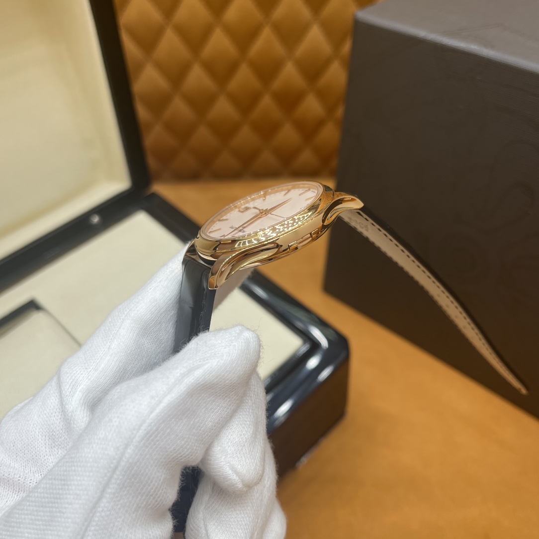  3K PATEK PHILPPE 百達翡麗 古典表CALATRAVA 自动机械 男表 39MM 玫瑰金 5527R-001（皮带可选黑色或者棕色）