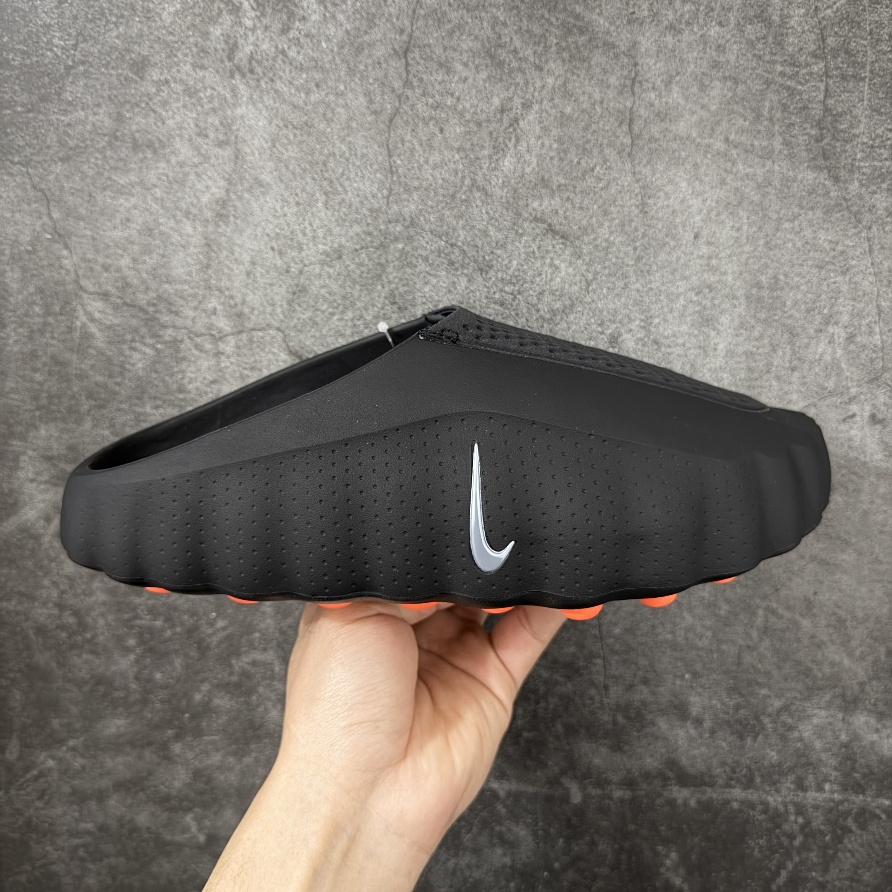 Nike Mind 001 按摩鞋 舒适柔软 包头 拖鞋男女同款 黑色 HQ4307-001