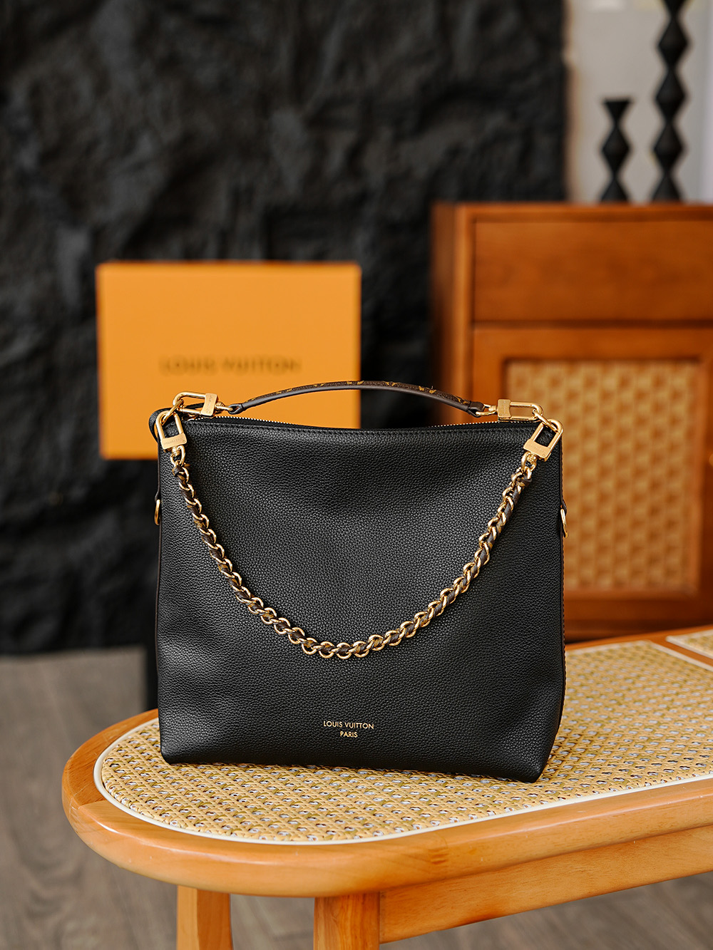 AS LOUIS VUITTON MULTIPASS 全钢五金 经典老花 印花 拉链 涂层帆布 手提 斜跨包 黑色 A0 M29195