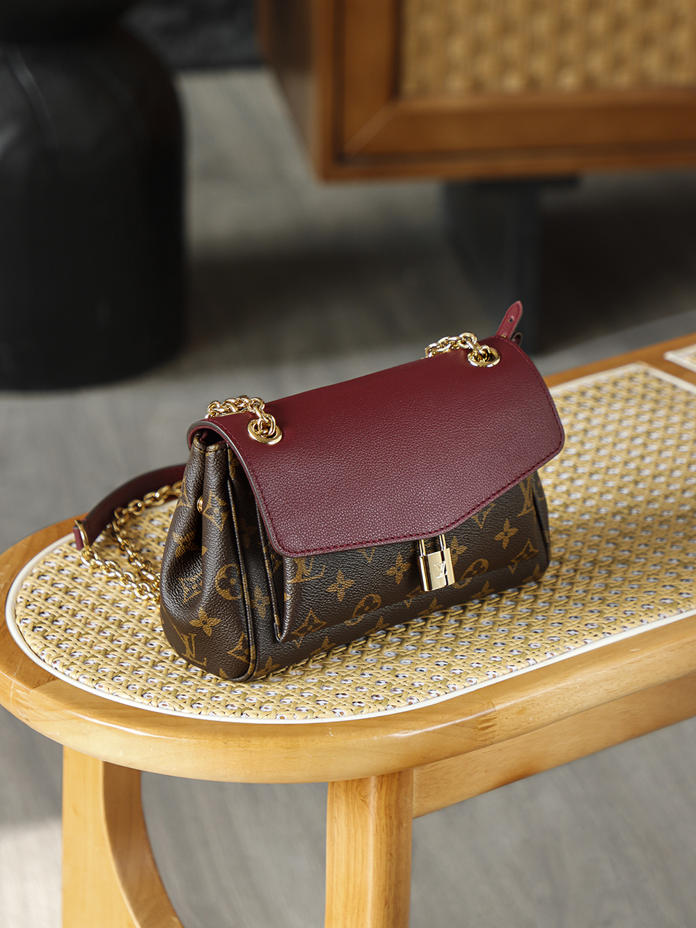 AS LOUIS VUITTON MULTIPASS 全钢五金 经典老花 印花 拉链 涂层帆布 手提 斜跨包 浅棕色 A0 M28029