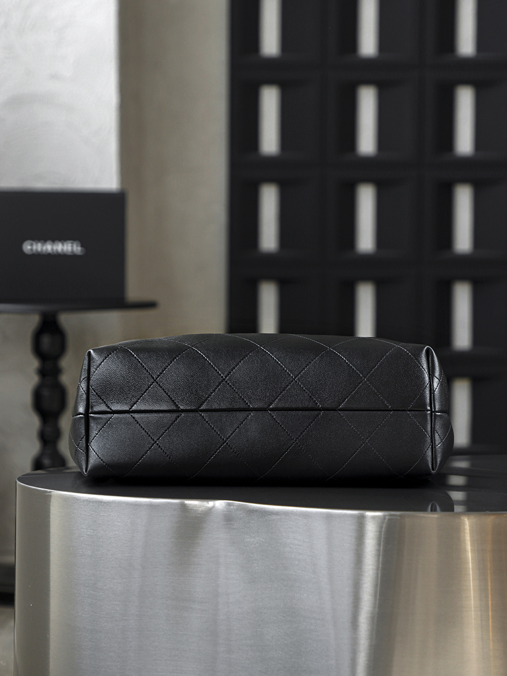 顶规 Chanel 香奈儿 26C Hobo 嬉皮 头层皮 手提袋 斜挎包 包包  黑色  