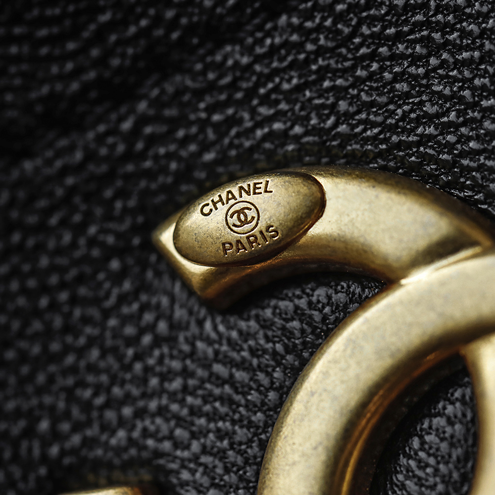 顶规 Chanel 香奈儿 26C Hobo 嬉皮 头层皮 手提袋 斜挎包 包包  黑色  