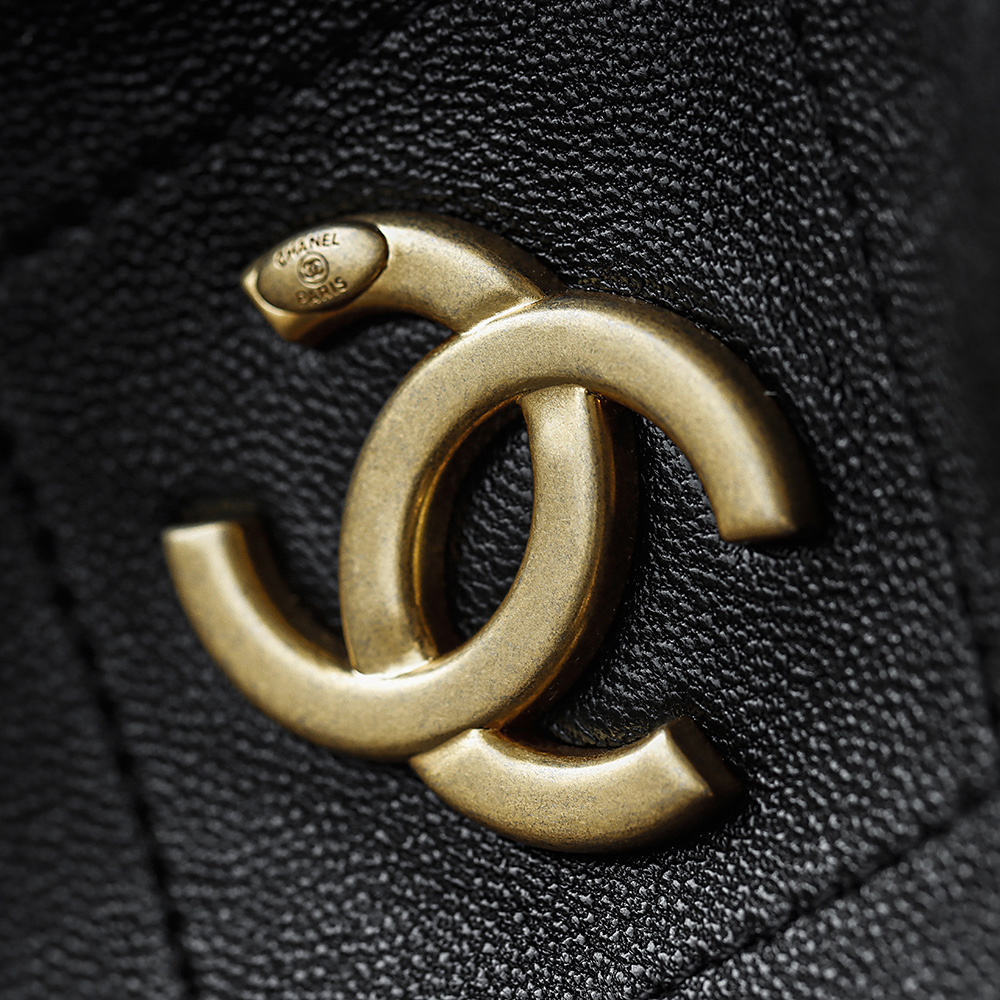 顶规 Chanel 香奈儿 26C Hobo 嬉皮 头层皮 手提袋 斜挎包 包包  黑色  