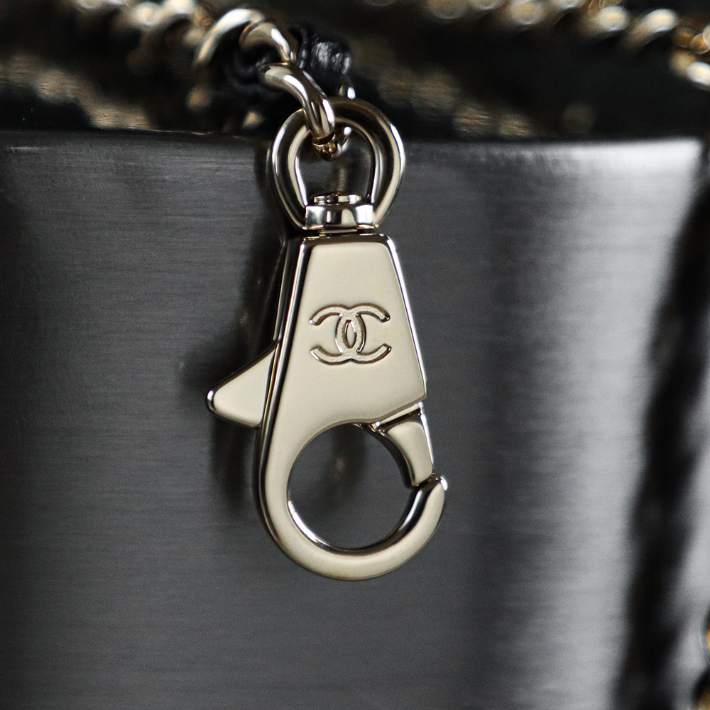 顶规 Chanel 香奈儿 Coco Handle  22P 憨豆 头层皮 手提袋 斜挎包 包包  黑色 A50 A92990-B05061-94305