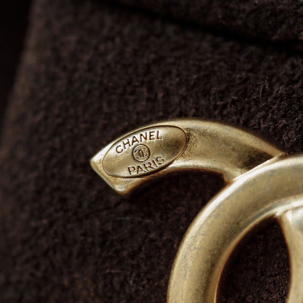 顶规 Chanel 香奈儿 25bag mini  26C  金标双C  头层皮 手提袋 斜挎包 包包  深棕巧克力色  AS5631-B18799-U3950