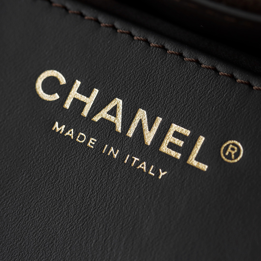 顶规 Chanel 香奈儿 25bag mini  26C  金标双C  头层皮 手提袋 斜挎包 包包  深棕巧克力色  AS5631-B18799-U3950