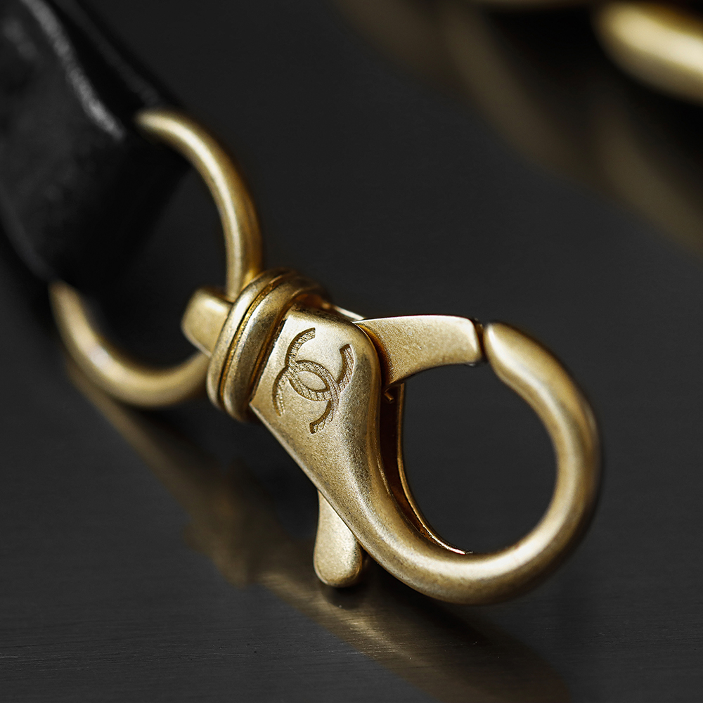 顶规 Chanel 香奈儿 26C Hobo 嬉皮 头层皮 手提袋 斜挎包 包包  黑色  