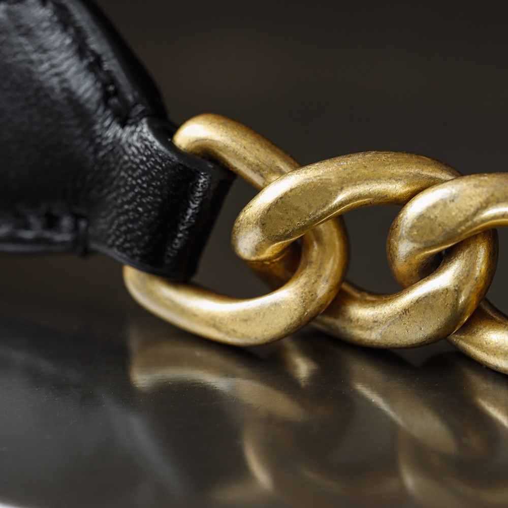 超大号.顶规 Chanel 香奈儿 25C 嬉皮 流浪 头层皮 手提袋 斜挎包 包包  黑色  AS5302-B18791-94305