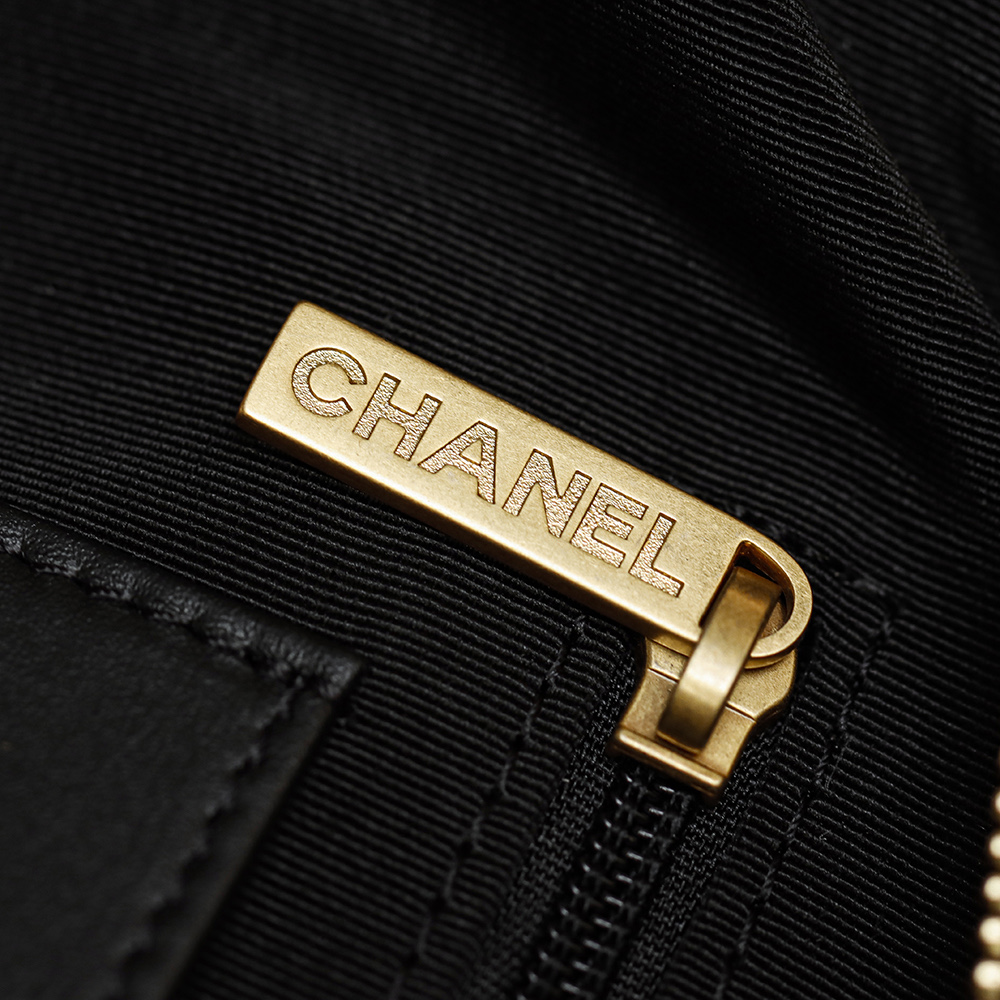 超大号.顶规 Chanel 香奈儿 25C 嬉皮 流浪 头层皮 手提袋 斜挎包 包包  黑色  AS5302-B18791-94305