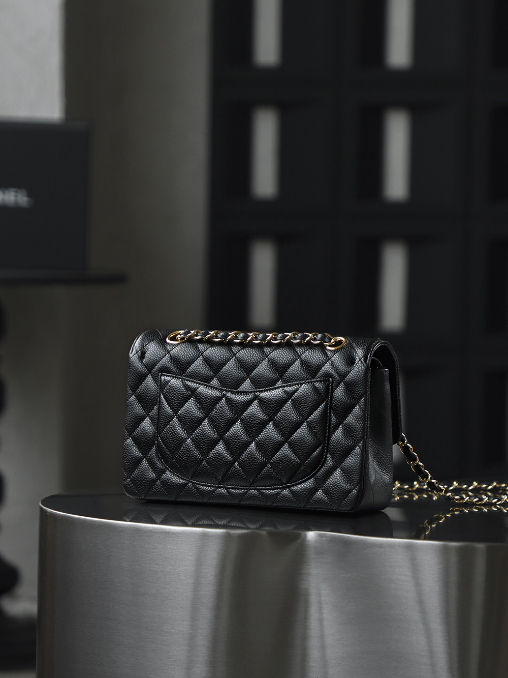 超大号.顶规 Chanel 香奈儿 Classic Flap CF 头层皮 手提袋 斜挎包 包包  黑色  A01112-Y01864-C3906