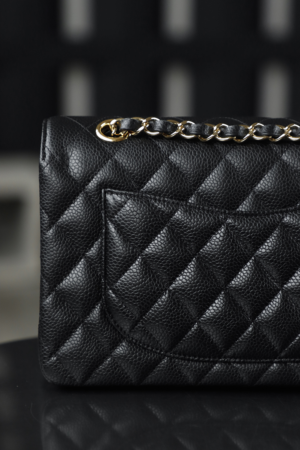 超大号.顶规 Chanel 香奈儿 Classic Flap CF 头层皮 手提袋 斜挎包 包包  黑色  A01112-Y01864-C3906