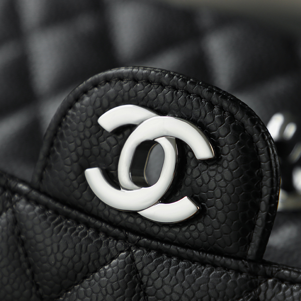 顶规 Chanel 香奈儿 Classic Flap CF 头层皮 手提袋 斜挎包 包包  小号 黑金 A01113-Y01588-C3906