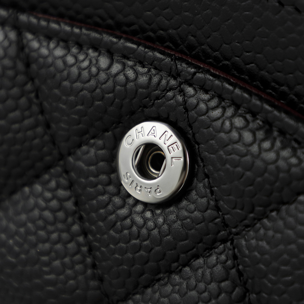 顶规 Chanel 香奈儿 Classic Flap CF 头层皮 手提袋 斜挎包 包包  小号 黑金 A01113-Y01588-C3906