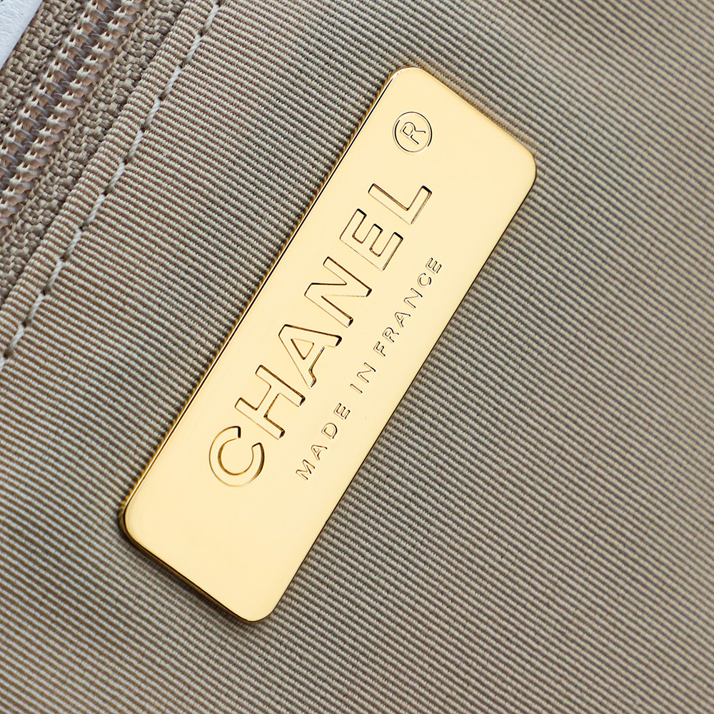 顶规 Chanel 香奈儿 19 Bag 头层皮 手提袋 斜挎包 包包  中号 白金