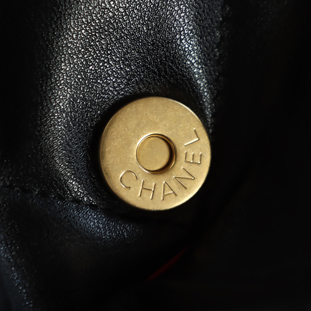 顶规 Chanel 香奈儿 19 Bag 头层皮 手提袋 斜挎包 包包  小号 黑金色 AS1160-B03215-94305