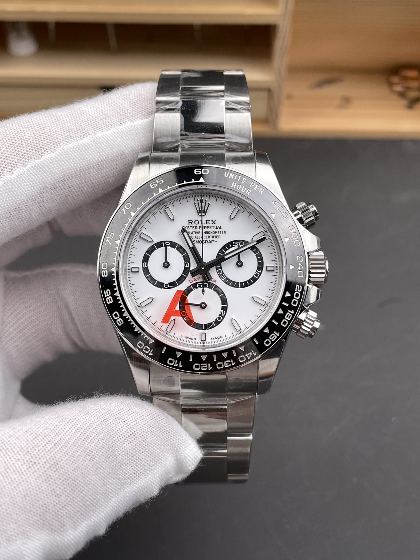 VS  2023款 ROLEX 勞力士 宇宙计型 迪通拿系列 自动机械机芯 熊猫迪40MM-M126500H-0001 