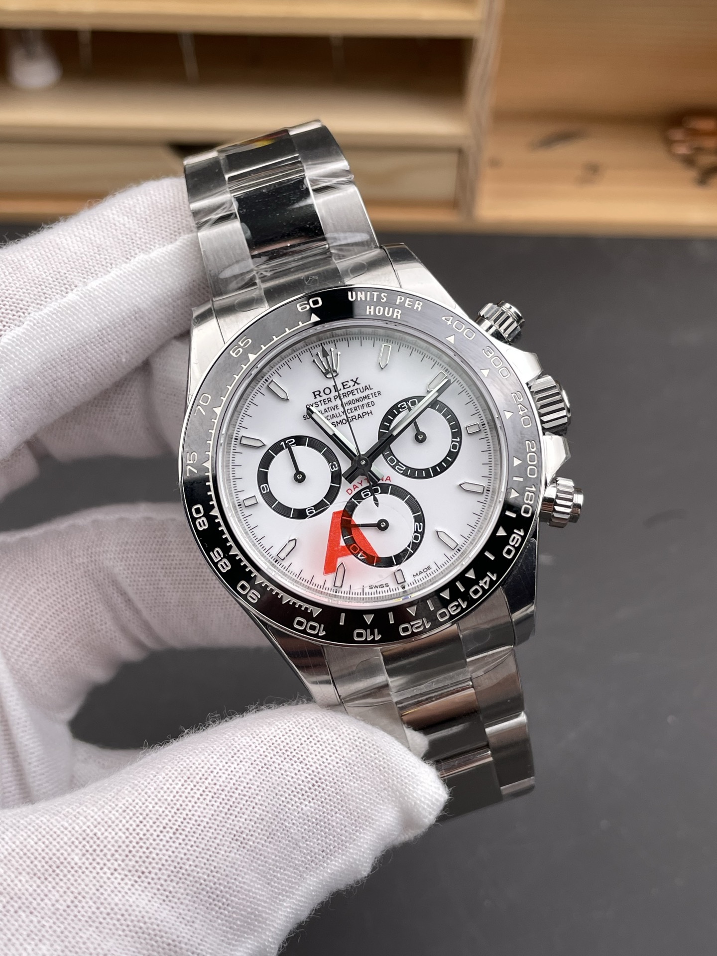 VS  2023款 ROLEX 勞力士 宇宙计型 迪通拿系列 自动机械机芯 熊猫迪40MM-M126500H-0001 