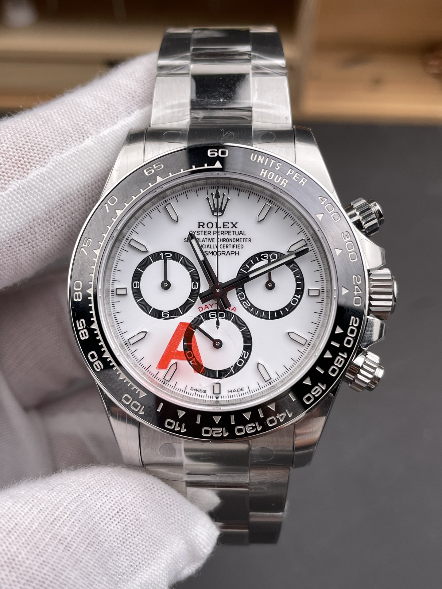 VS  2023款 ROLEX 勞力士 宇宙计型 迪通拿系列 自动机械机芯 熊猫迪40MM-M126500H-0001 