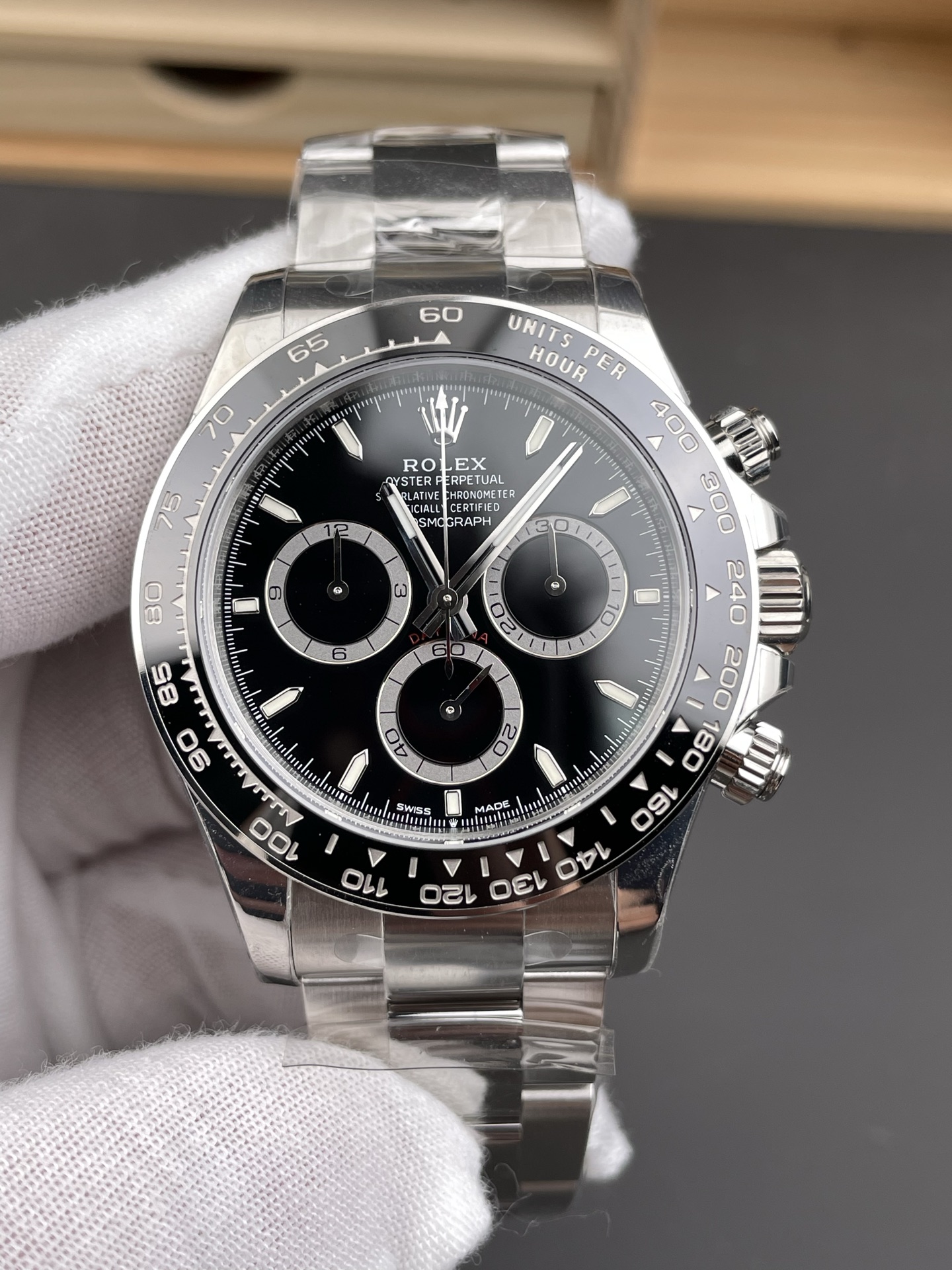 VS  2023款 ROLEX 勞力士 宇宙计型 迪通拿系列 自动机械机芯 黑盘 40MM-M126500H-0002