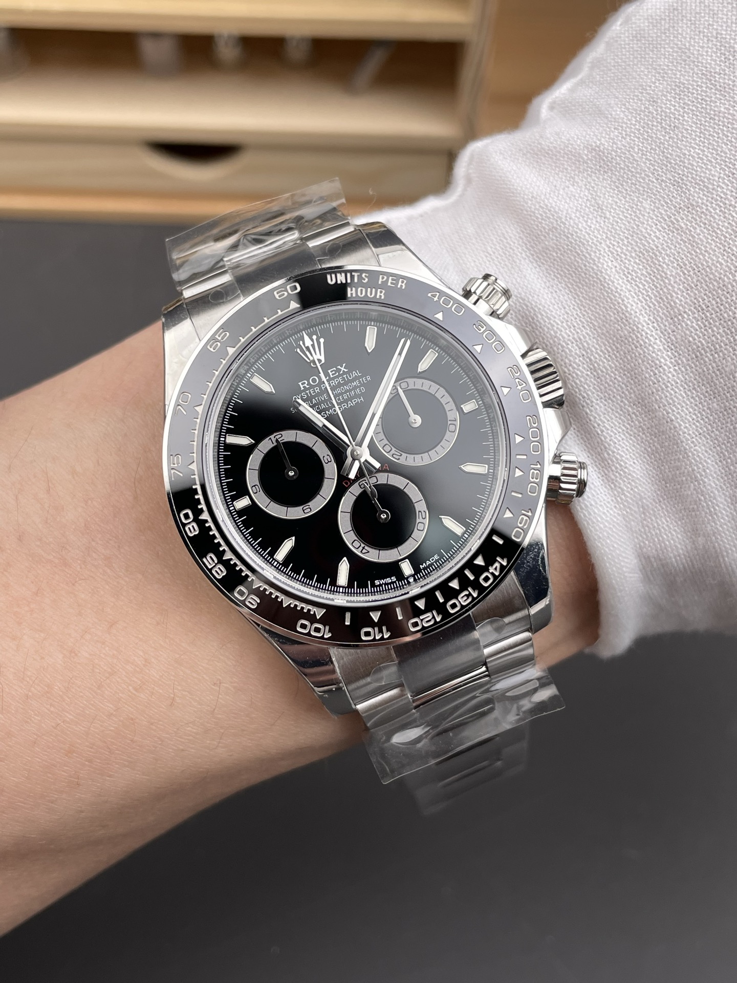 VS  2023款 ROLEX 勞力士 宇宙计型 迪通拿系列 自动机械机芯 黑盘 40MM-M126500H-0002