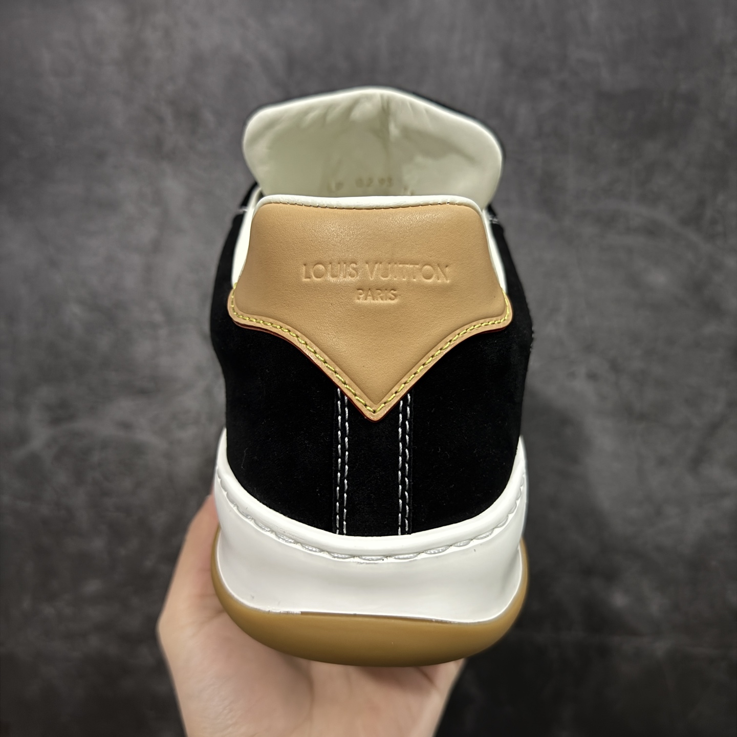 L-V Vuiton Tilted Sk8 Sneaker - High-Tier "Batch" - Premium Calfskin Edition  饼干鞋  黑色C0 1AJ730