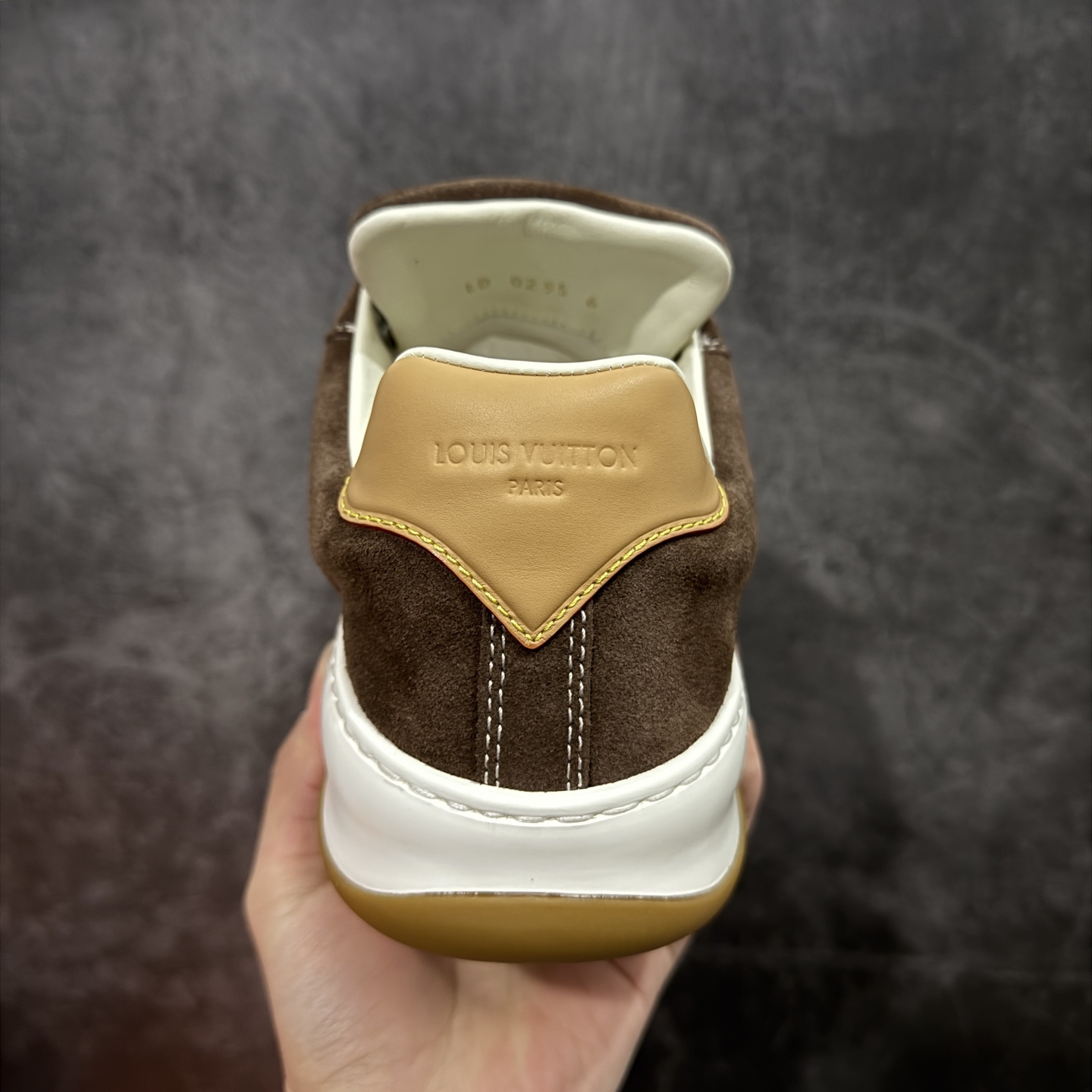 L-V Vuiton Tilted Sk8 Sneaker - High-Tier "Batch" - Premium Calfskin Edition  饼干鞋  棕色C0 1AJ766