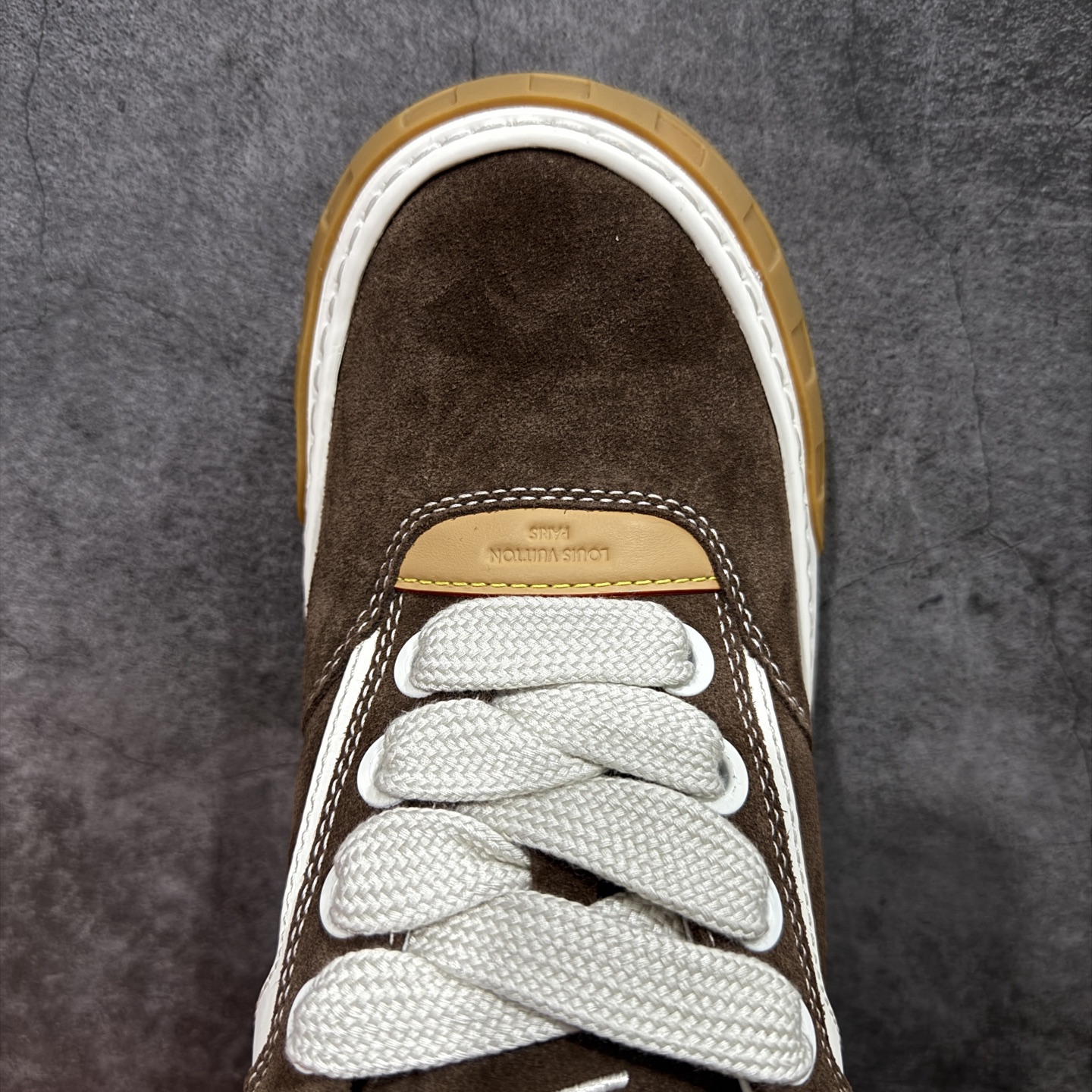 L-V Vuiton Tilted Sk8 Sneaker - High-Tier "Batch" - Premium Calfskin Edition  饼干鞋  棕色C0 1AJ766