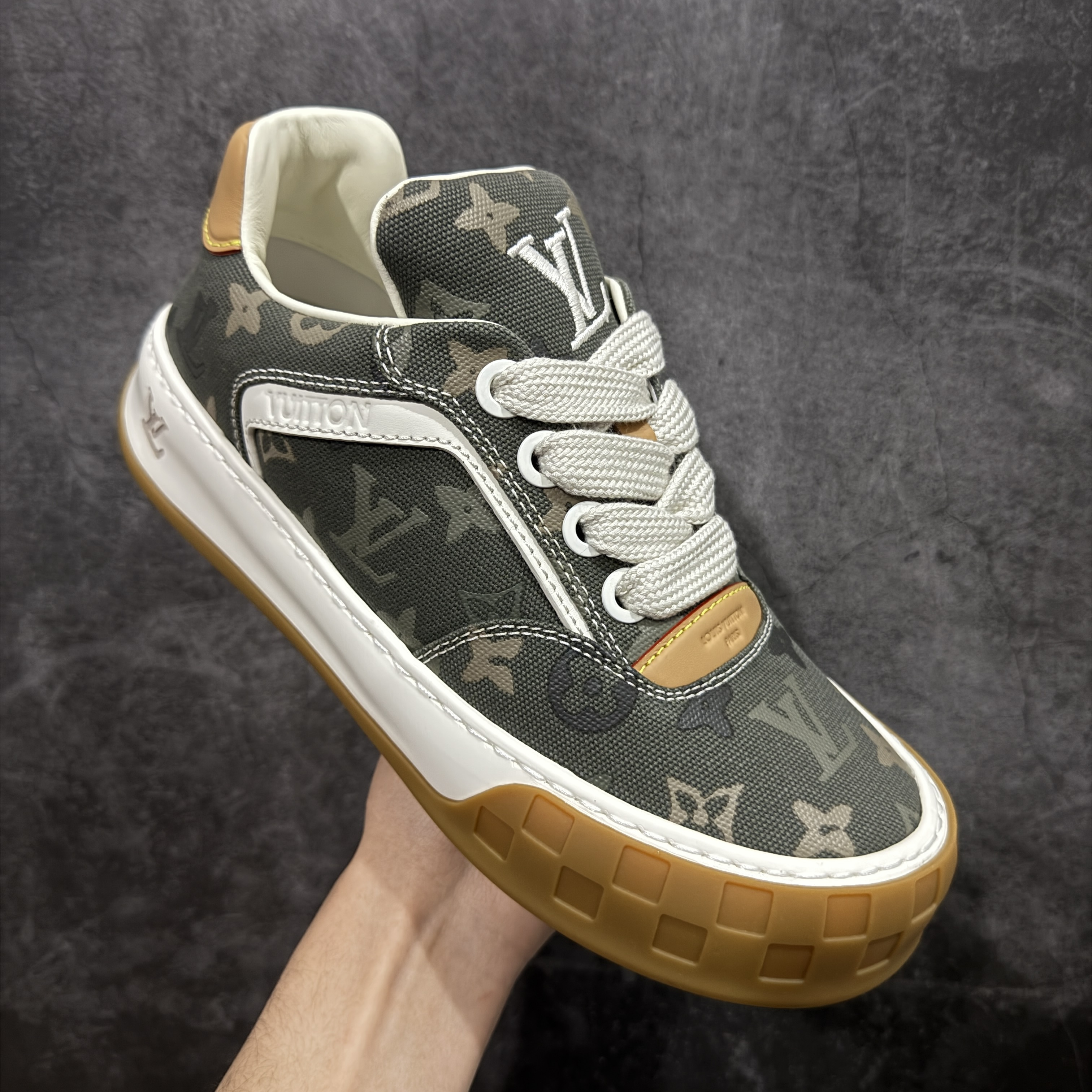 Title: L*V Tilted Sk8 Sneakers - Authentic Leather Sizing - Free Shipping
