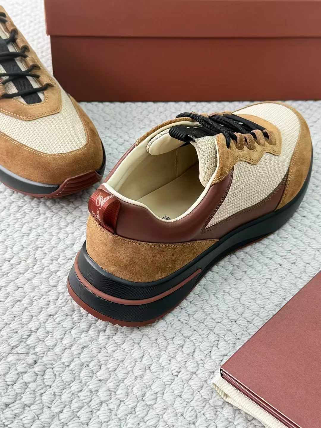 LP Loro Piana Week End Walk  Low-top Comfortable and casual Men's Shoes  Bullshit 运动鞋 波鞋  FAR1331_F8CB
