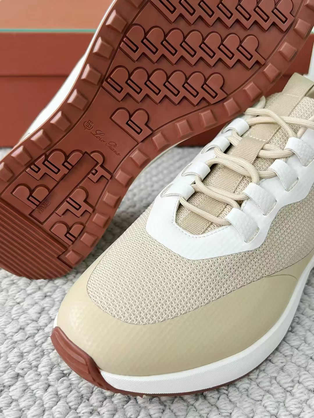 LP Loro Piana Week End Walk  Low-top Comfortable and casual Men's Shoes  Bullshit 运动鞋 波鞋  FAR1331_F8CB