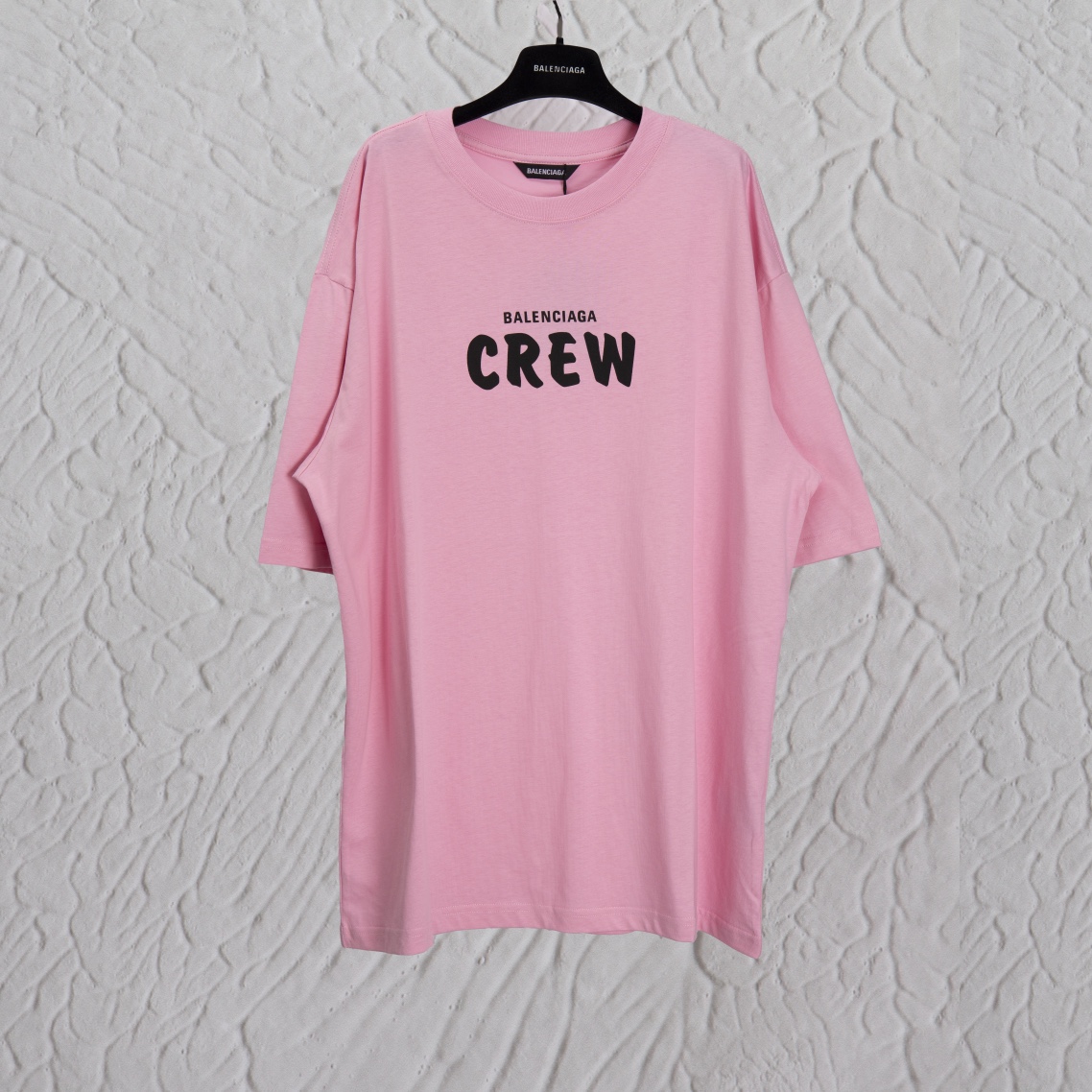 Balenciaga 巴黎世家 员工限定 短袖 T恤 圆领 夏季 粉色 A0 