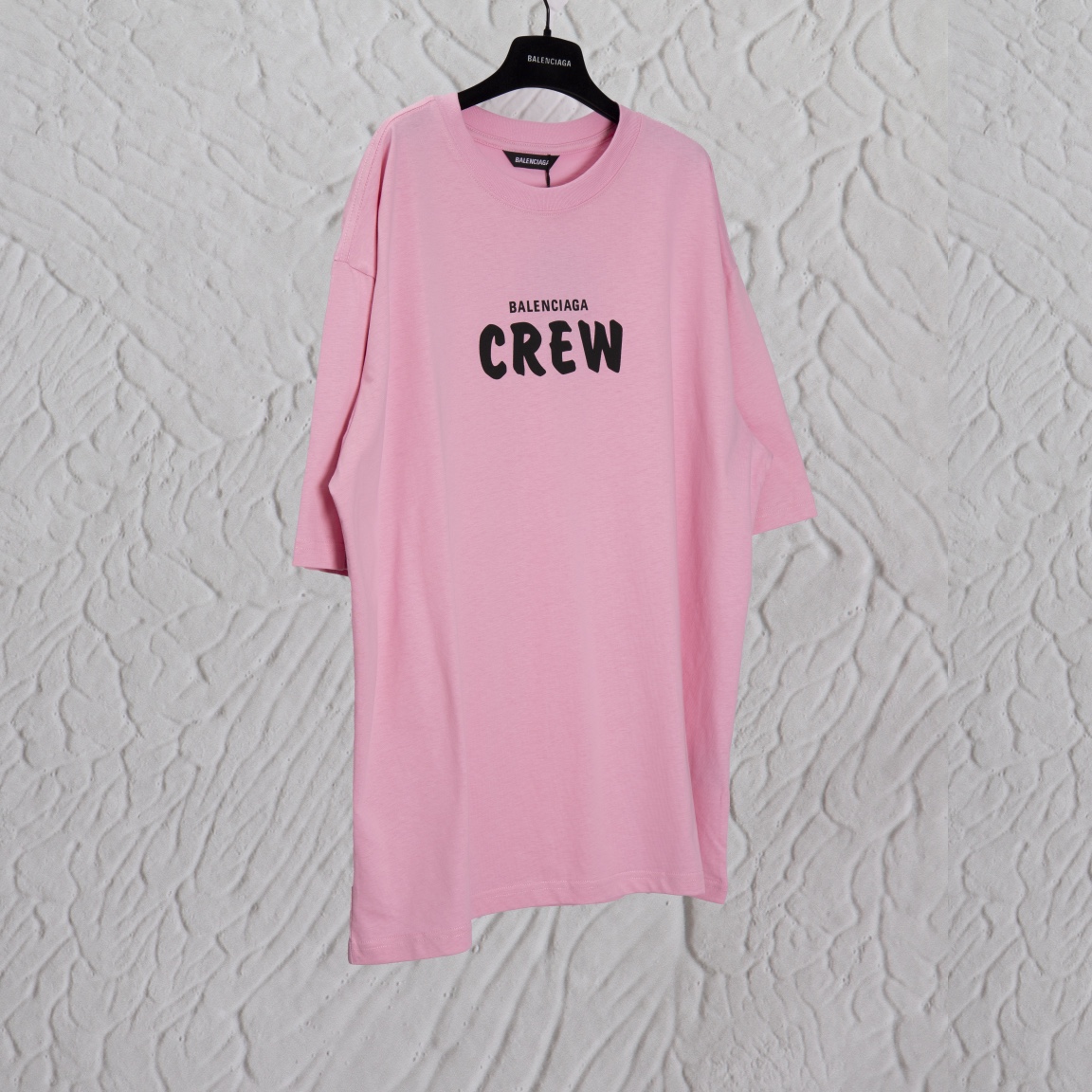Balenciaga 巴黎世家 员工限定 短袖 T恤 圆领 夏季 粉色 A0 