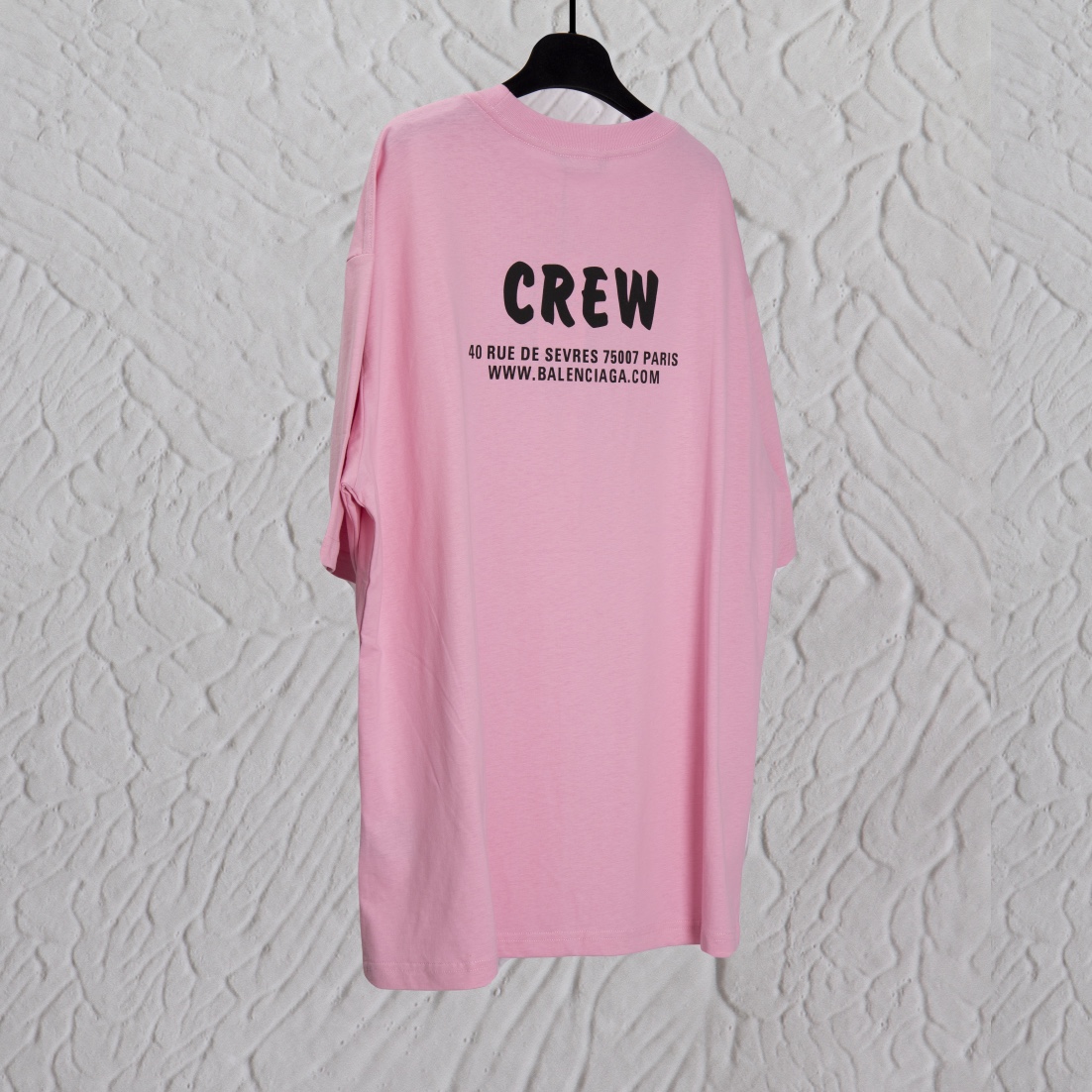 Balenciaga 巴黎世家 员工限定 短袖 T恤 圆领 夏季 粉色 A0 