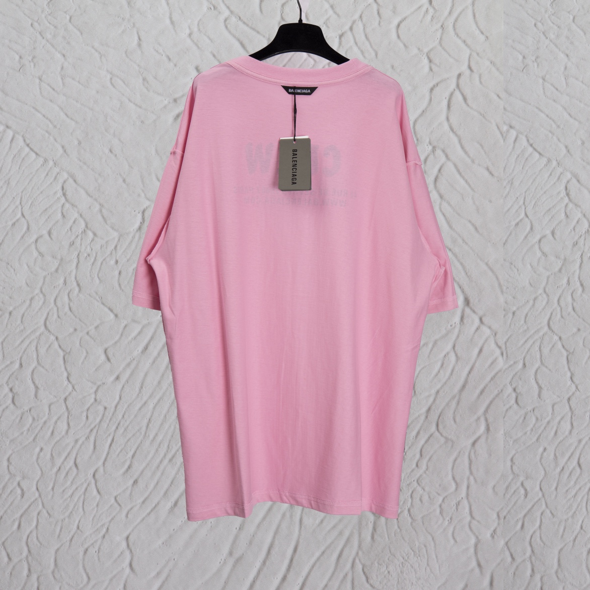 Balenciaga 巴黎世家 员工限定 短袖 T恤 圆领 夏季 粉色 A0 