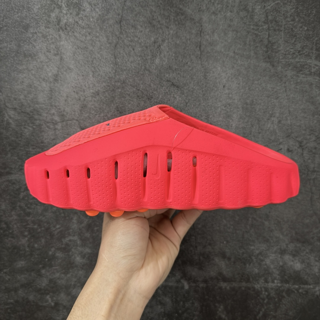 Nike Mind 001 按摩鞋 舒适柔软 包头 拖鞋男女同款  红色HQ4307-600