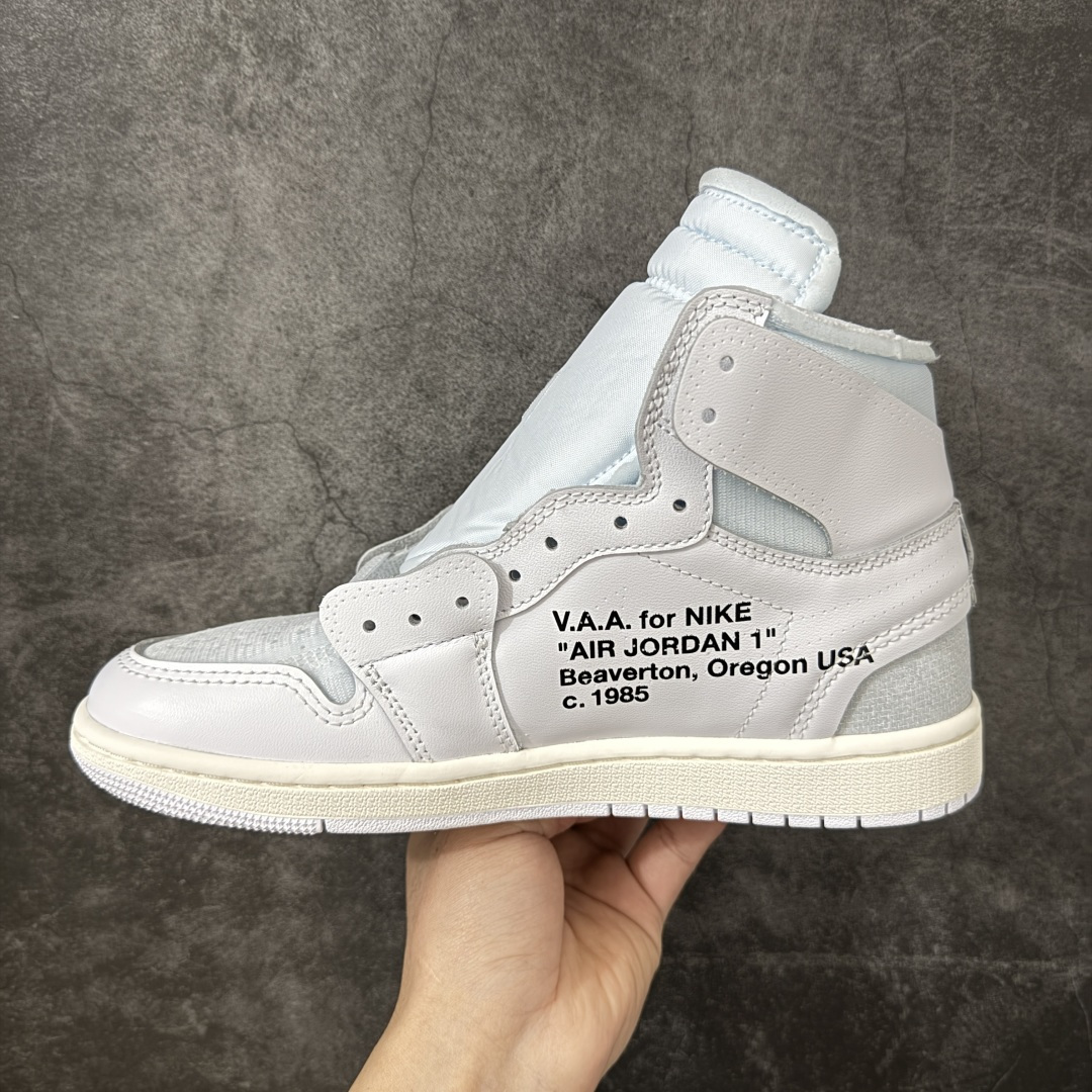 Jordan  × Virgil Abloh Archive Alaska Air Jordan 1 High OG AJ1 高筒 球鞋 休閒鞋 板鞋 波鞋 潮鞋 男鞋女鞋 白色  AA3834-100