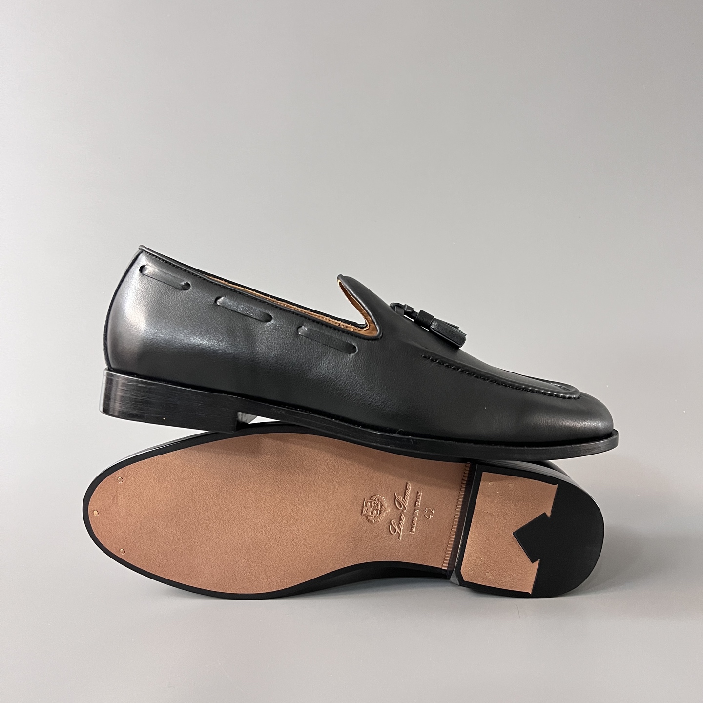 Loro Piana LP  Style Serge Walk Shoes | Italian Inspired Suede Loafers for Tassel Dress Shoe Men  