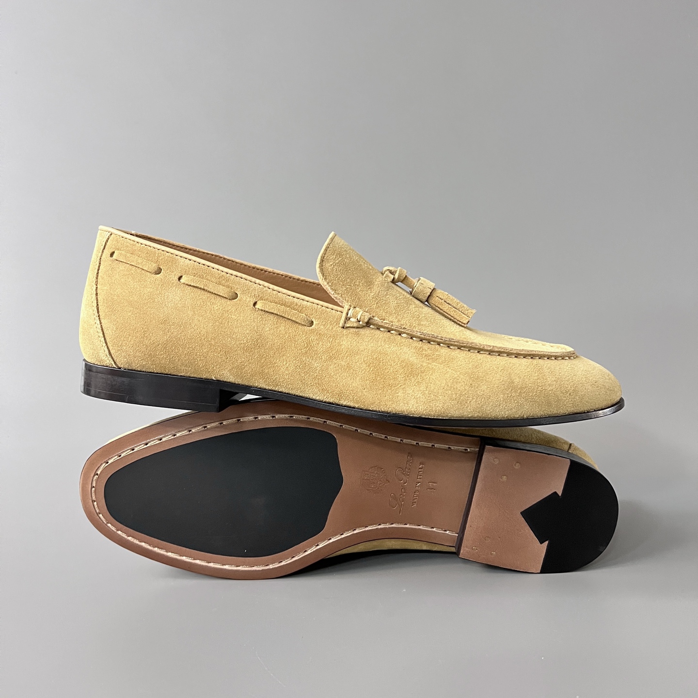 Loro Piana LP  Style Serge Walk Shoes | Italian Inspired Suede Loafers for Men  