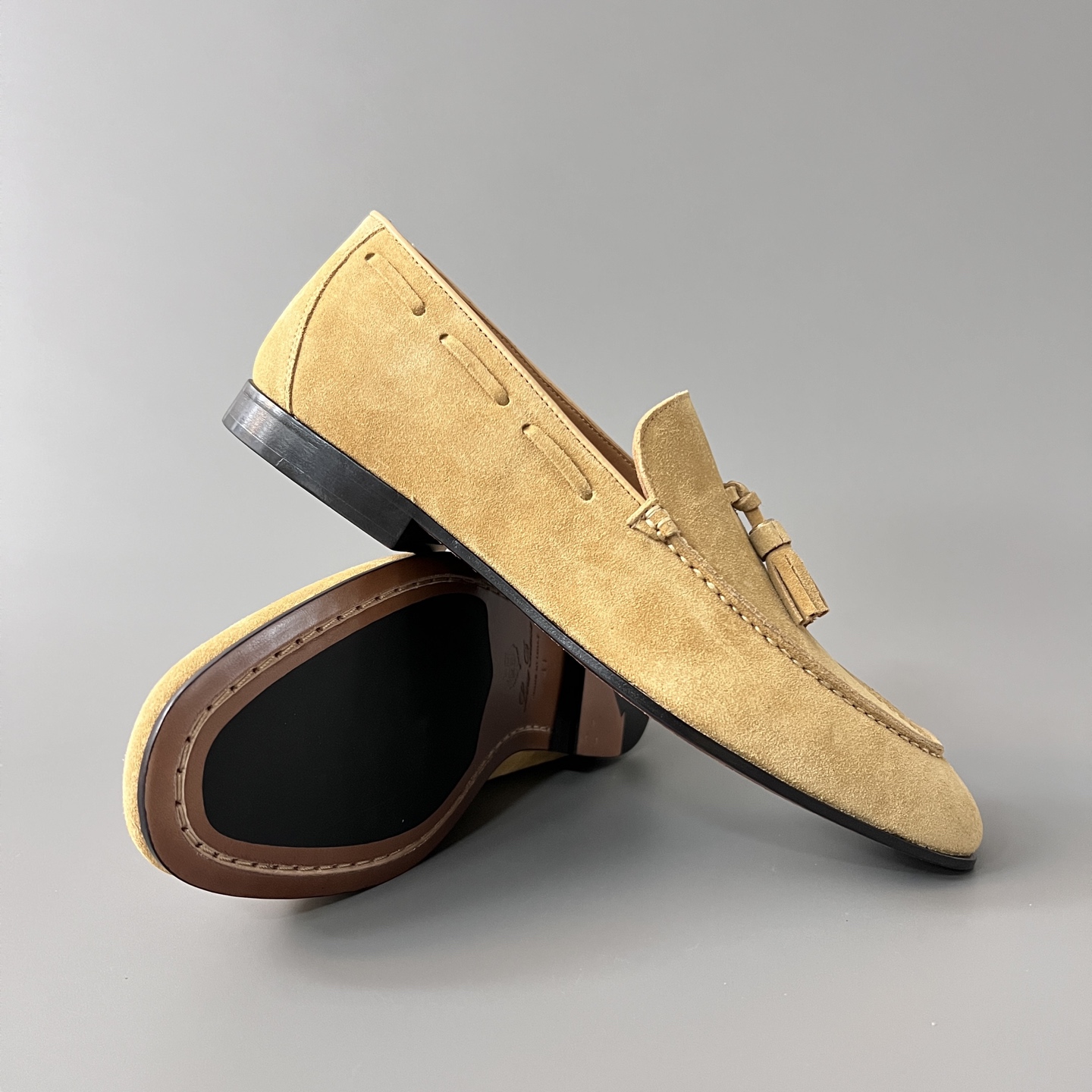 Loro Piana LP  Style Serge Walk Shoes | Italian Inspired Suede Loafers for Men  