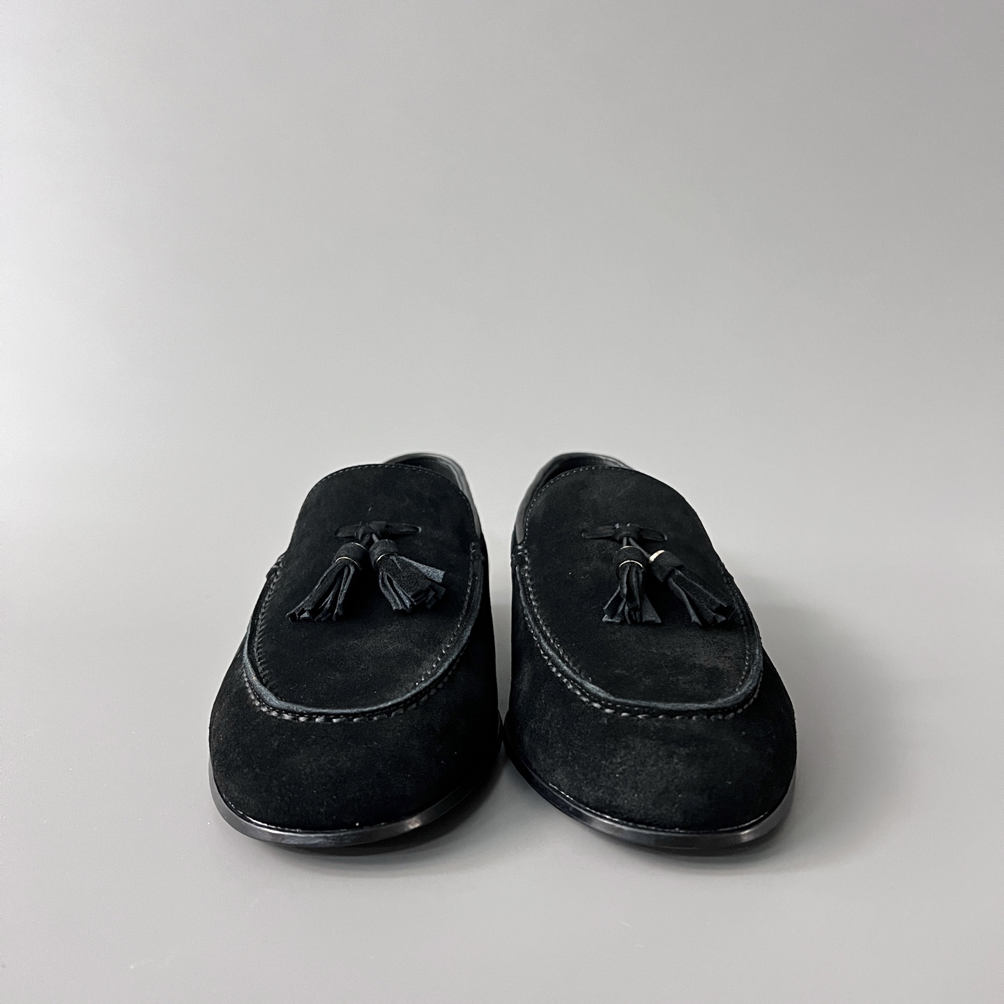 Loro Piana LP  Style Serge Walk Shoes | Italian Inspired Suede Loafers for Men 黑色