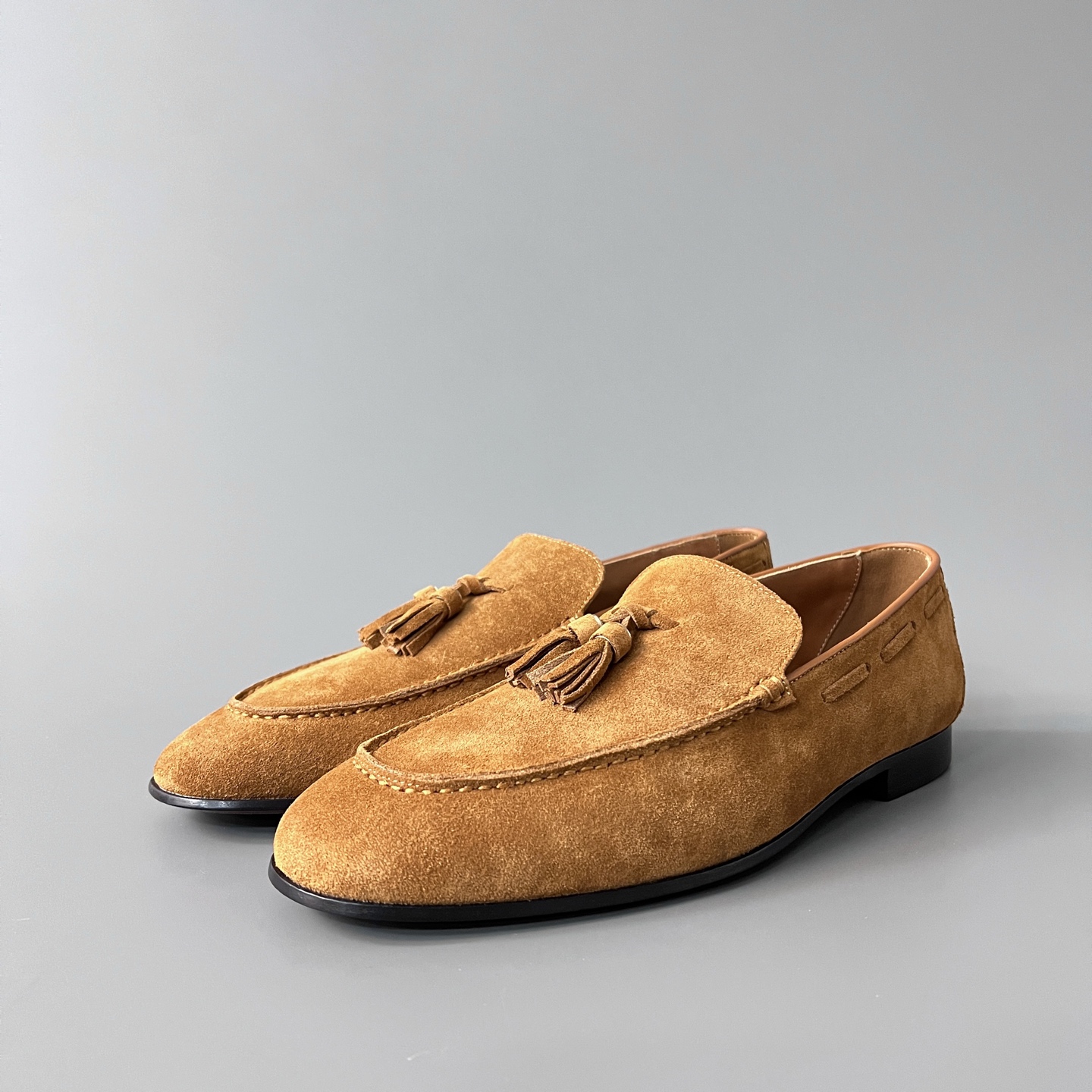 Loro Piana LP  Style Serge Walk Shoes | Italian Inspired Suede Loafers for Men 棕色 FAP1178H0VT