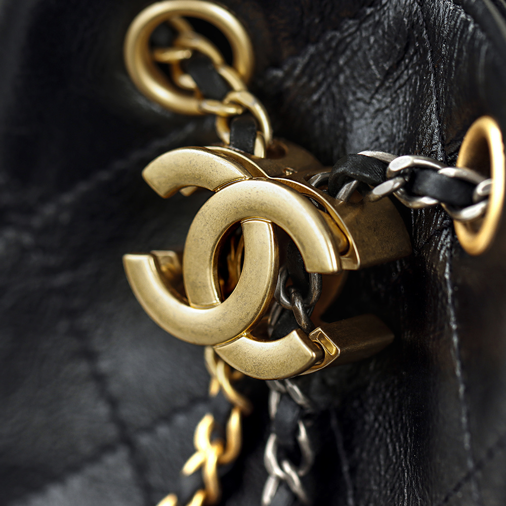 CHA 25bag 26C mini  High-End Replica Luxury Reps 嬉皮包单肩包 黑色 A5 AS5631-B21741-94305