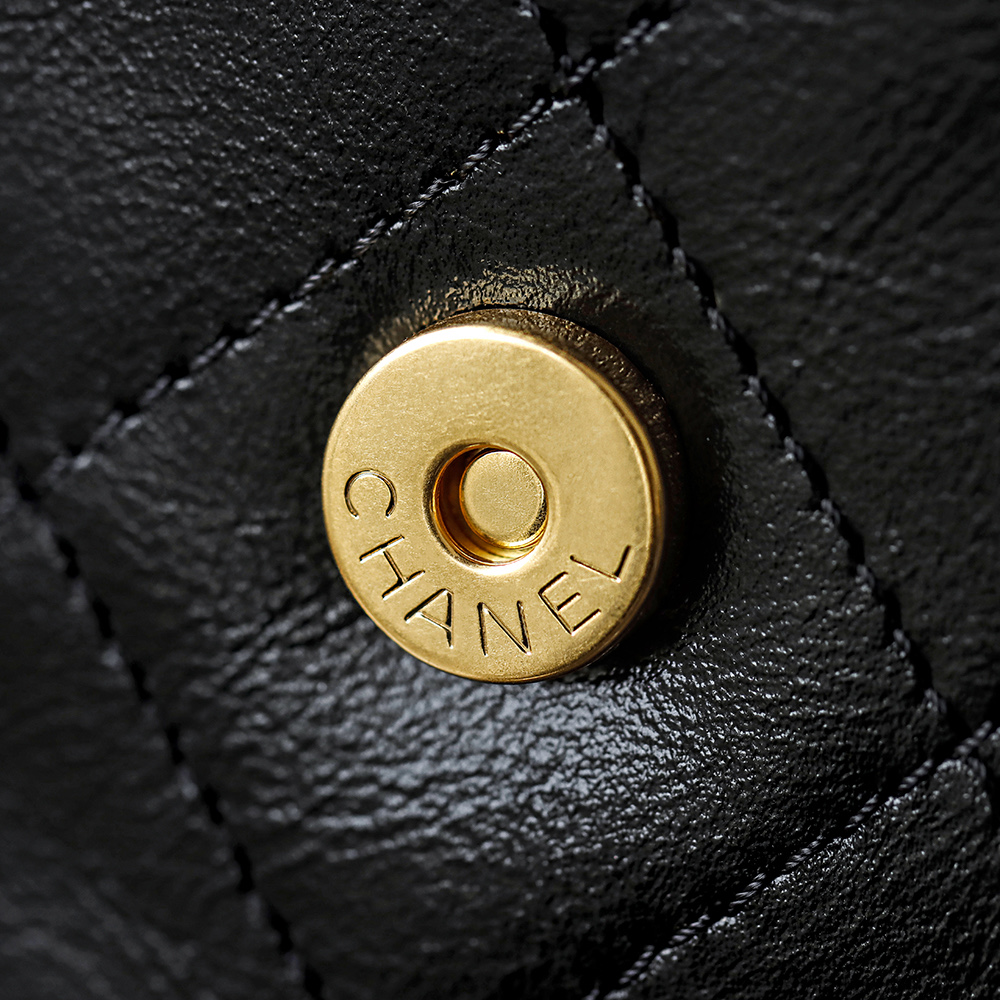 CHA 25bag 26C mini  High-End Replica Luxury Reps 嬉皮包单肩包 黑色 A5 AS5631-B21741-94305