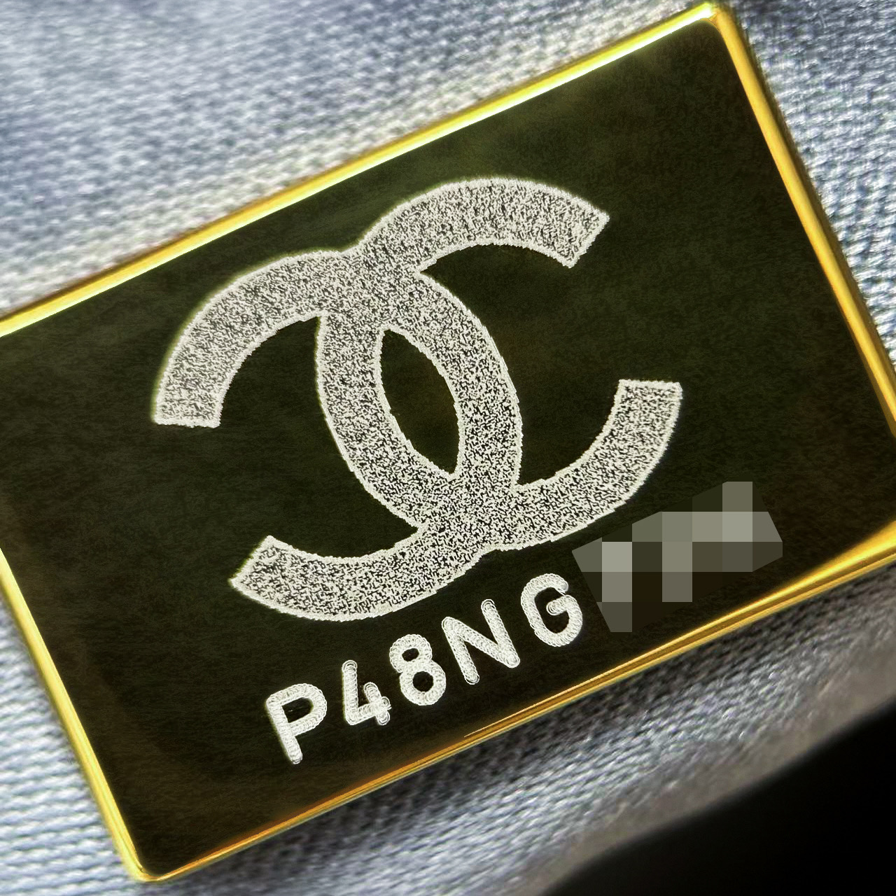 CHA 25bag 25C  Small High-End Replica Luxury Reps 嬉皮包单肩包 麂皮 蓝色 A5 AS5293