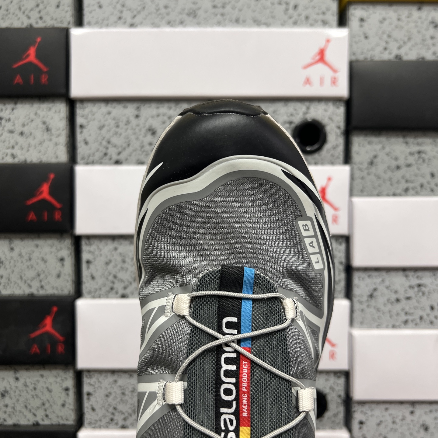 SALOMON XT-6  萨洛蒙  低筒 减震防滑 户外 跑步鞋 运动鞋 登山 男鞋 女鞋  波鞋 （版型偏小一码）灰色 473057