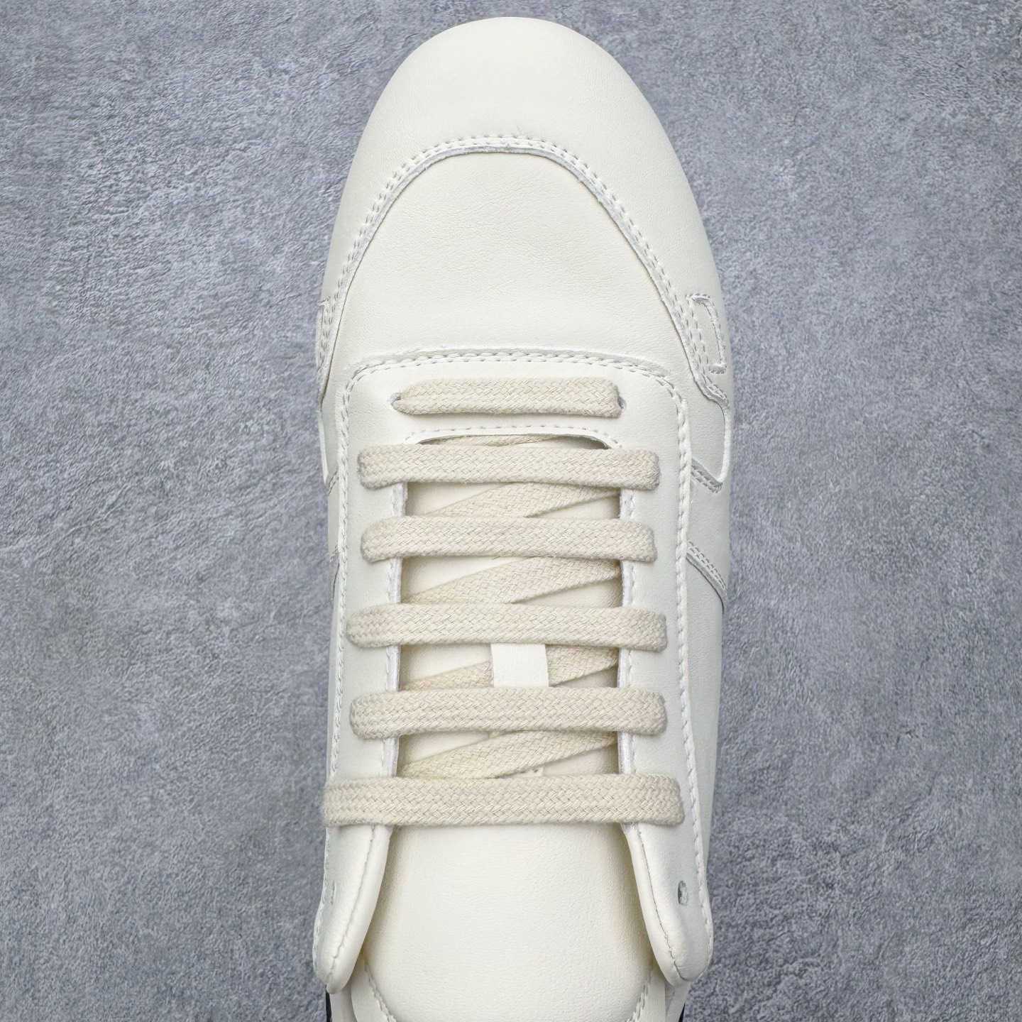 RICK OWENS/RO RUNNER  RO  低筒  板鞋 休闲鞋 波鞋 男鞋  平底 牛皮 白色 RU02E1889LCO-1191