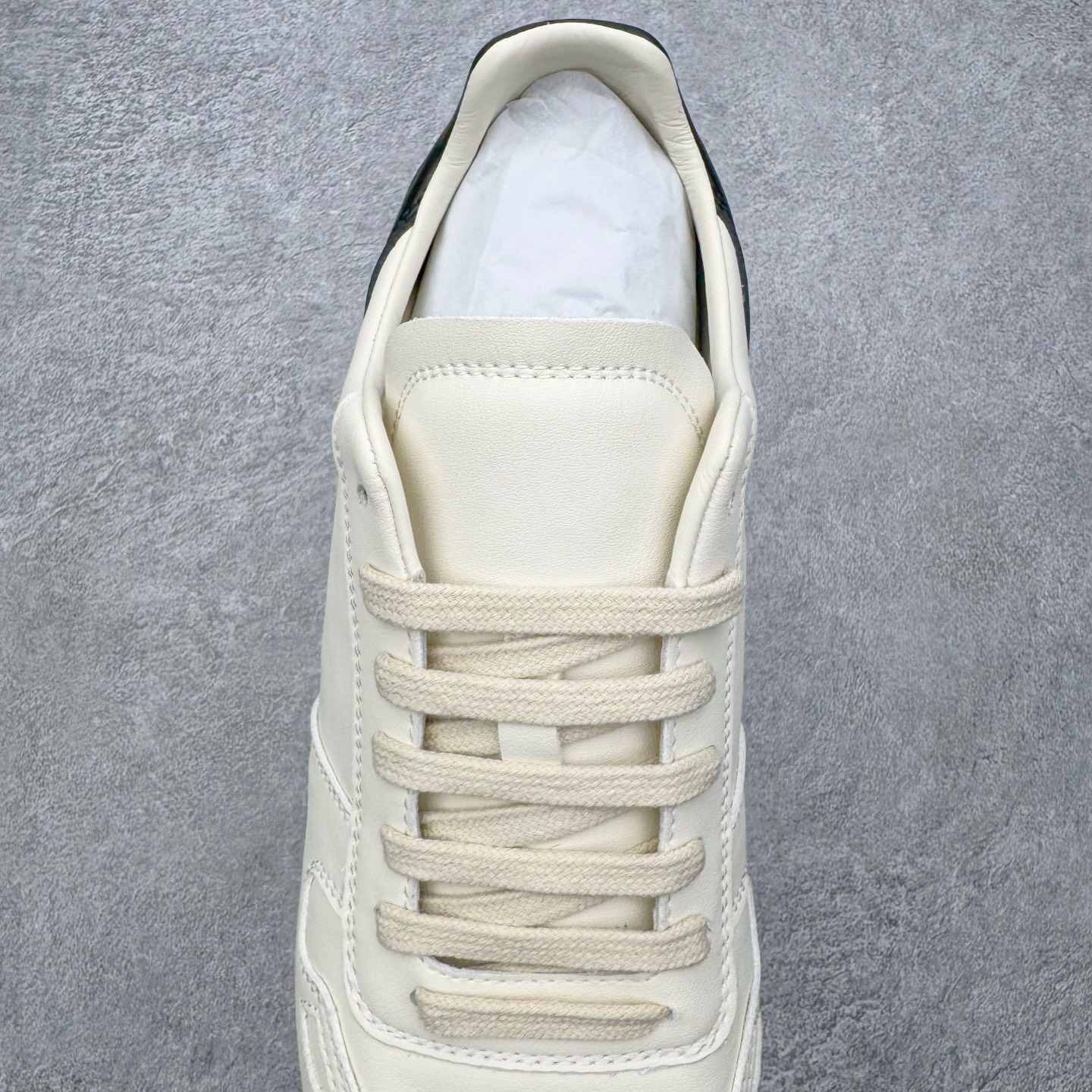 RICK OWENS/RO RUNNER  RO  低筒  板鞋 休闲鞋 波鞋 男鞋  平底 牛皮 白色 RU02E1889LCO-1191