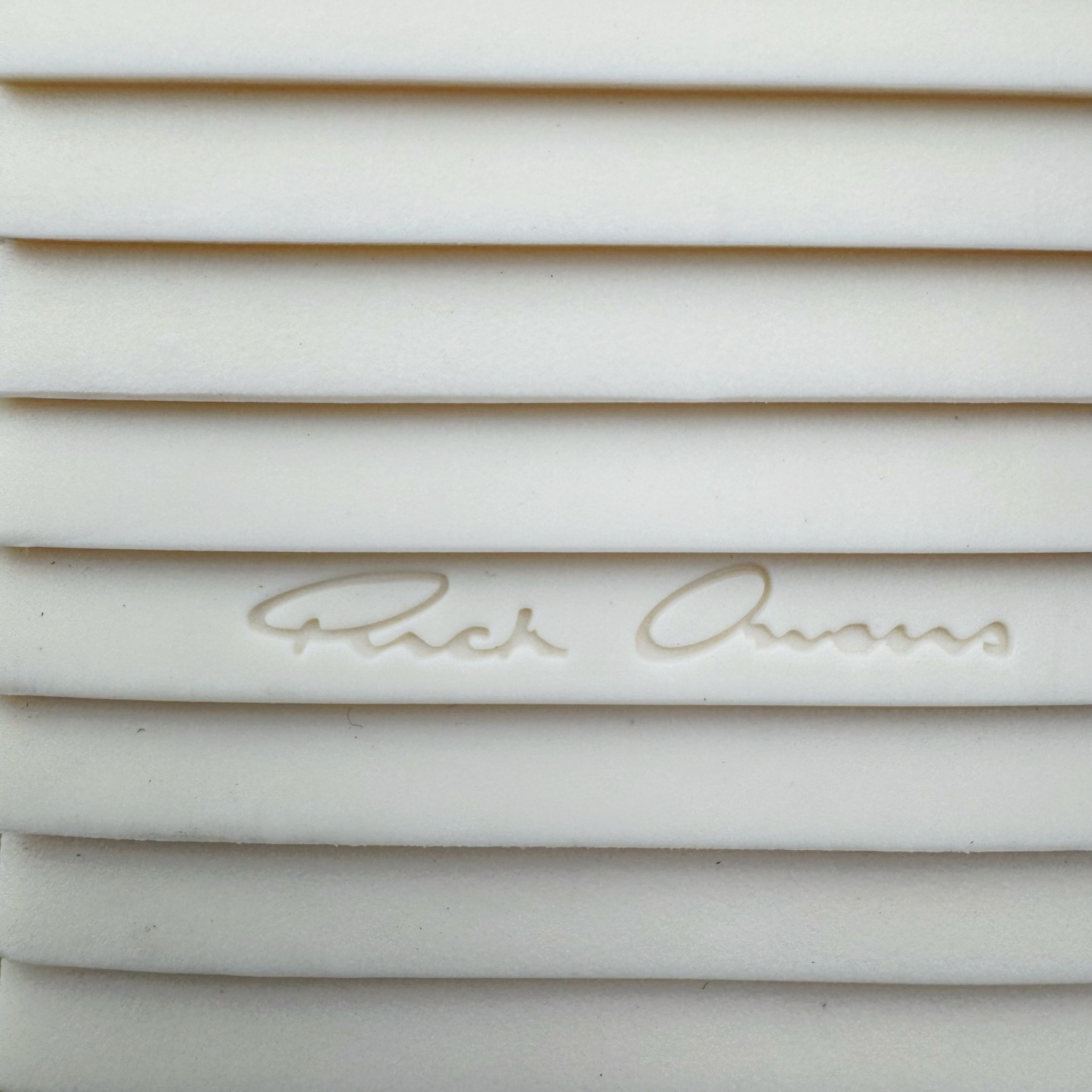 RICK OWENS/RO RUNNER  RO  低筒  板鞋 休闲鞋 波鞋 男鞋  平底 牛皮 白色 RU02E1889LCO-1191