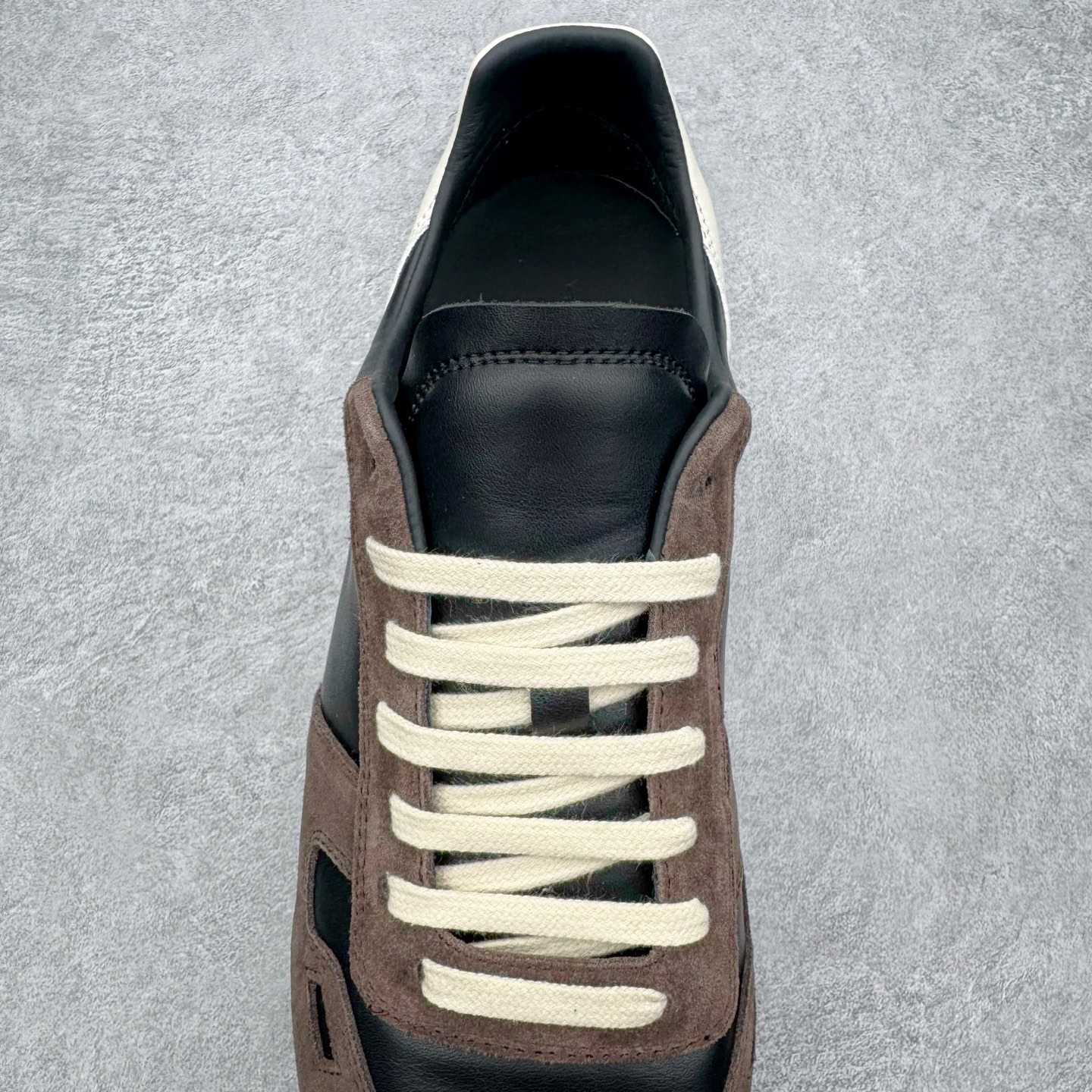 RICK OWENS/RO RUNNER  RO  低筒  板鞋 休闲鞋 波鞋 男鞋  平底 麂皮 棕色 RU02E1889LVOOCO-78911