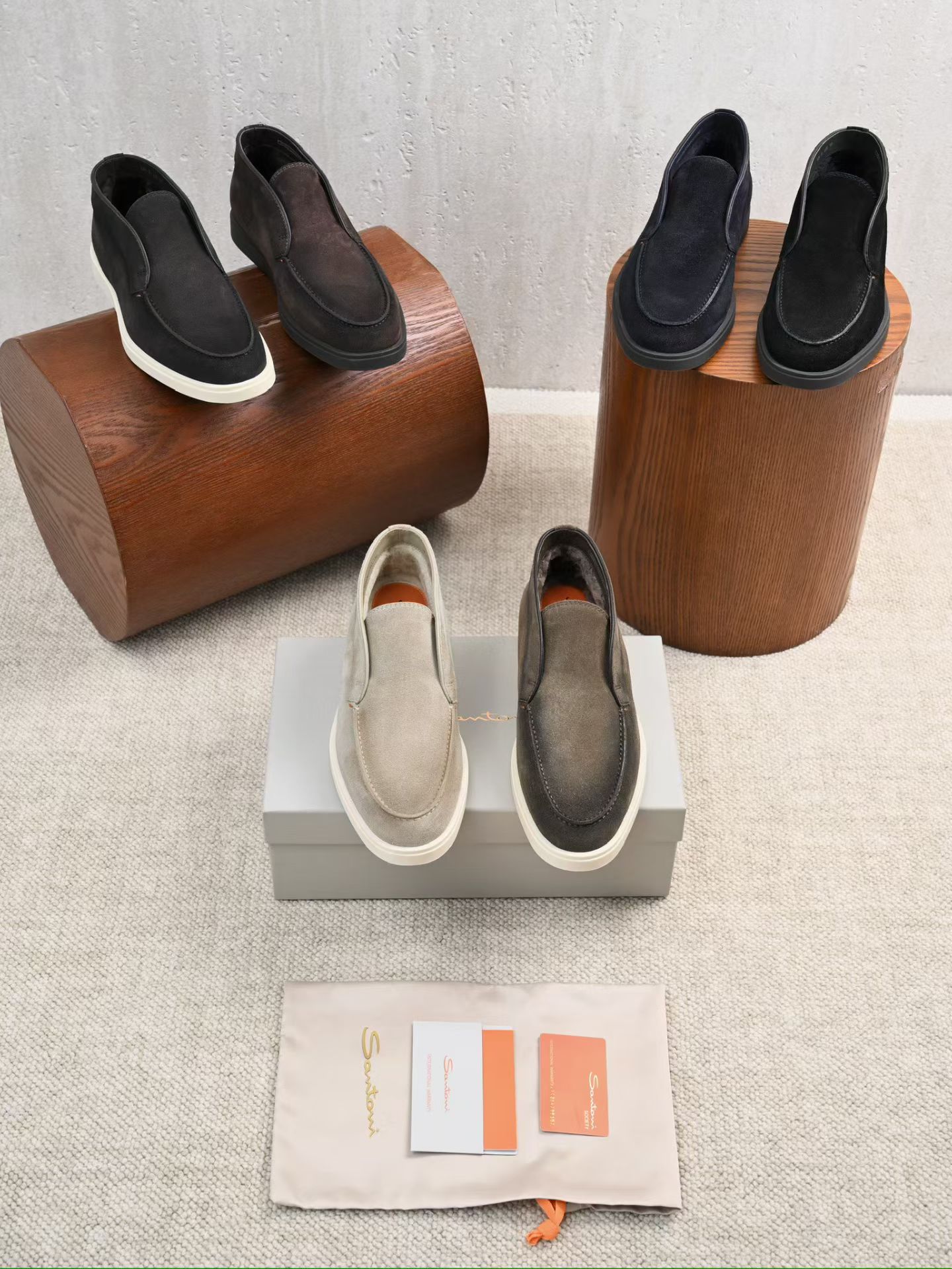 Loro Piana Summer Walk End Walk Low-top Comfortable and casual Men's Shoes麂皮 一脚蹬 运动鞋 波鞋  FAB4368_H026